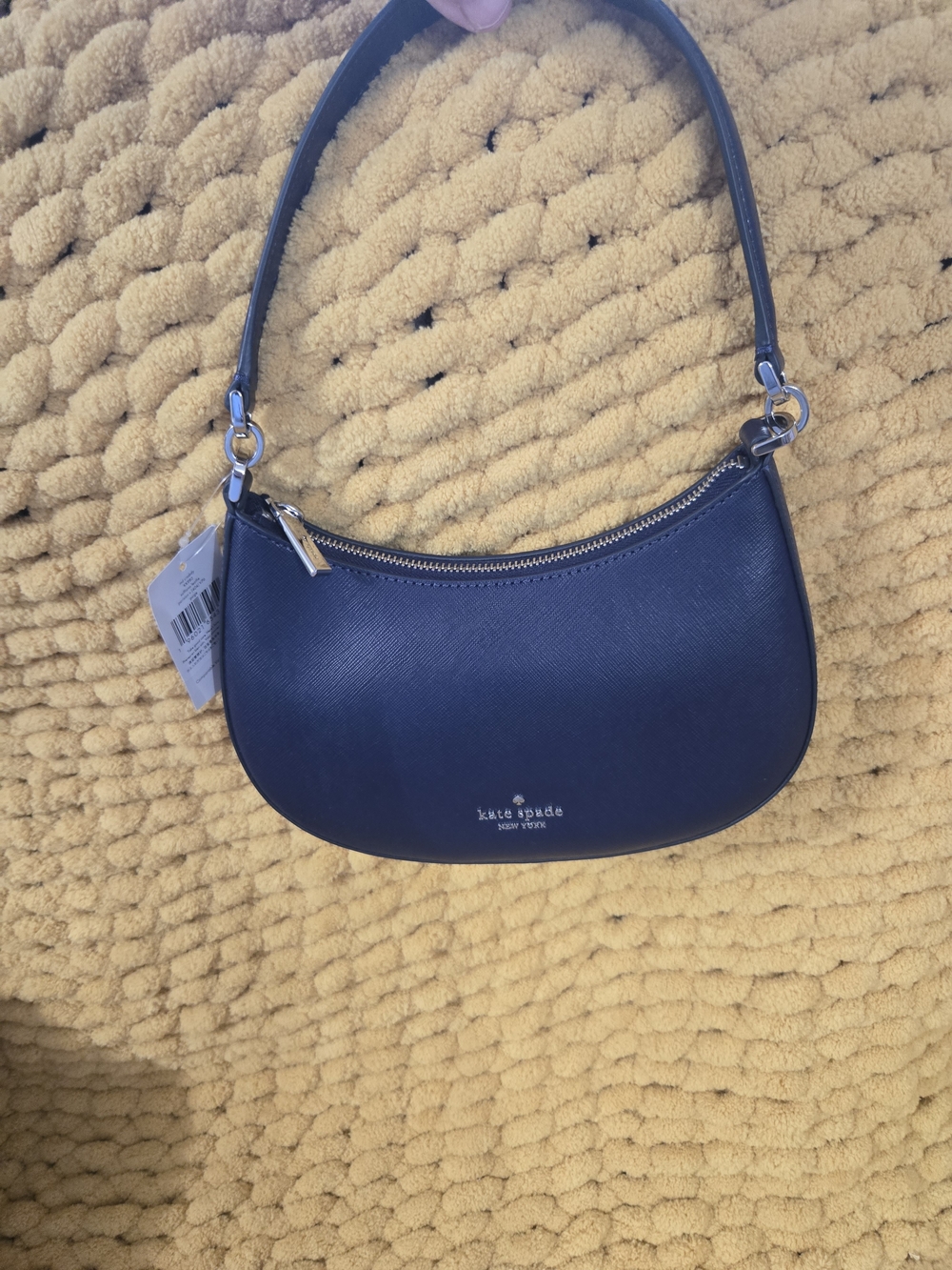 kate spade Navy Saffiano Shoulder Bag & Wallet Set - Picture 7 of 11
